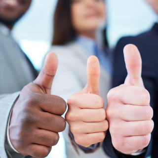 thumbs up voor werkplekleren