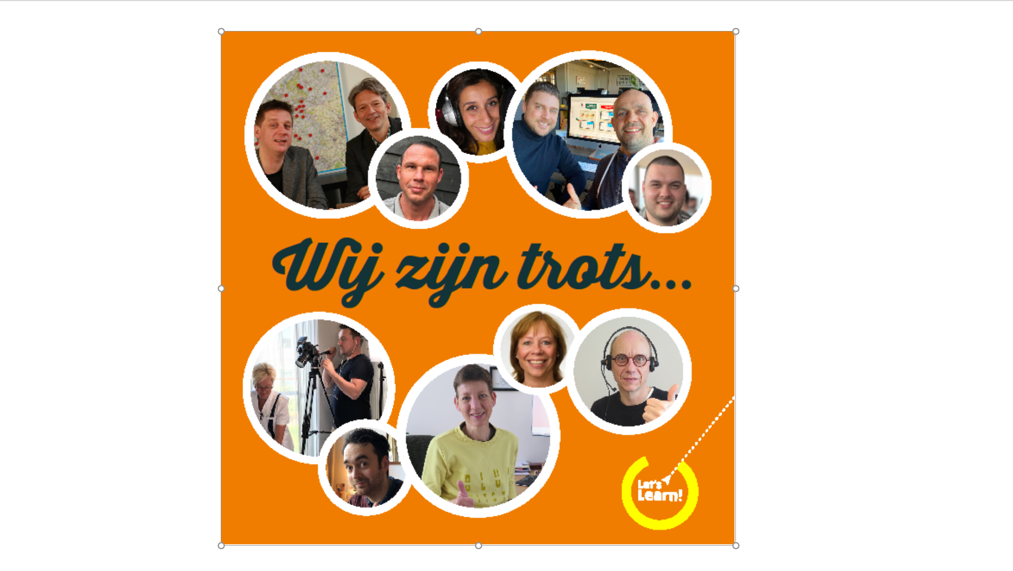 trots op werk voor Laurens