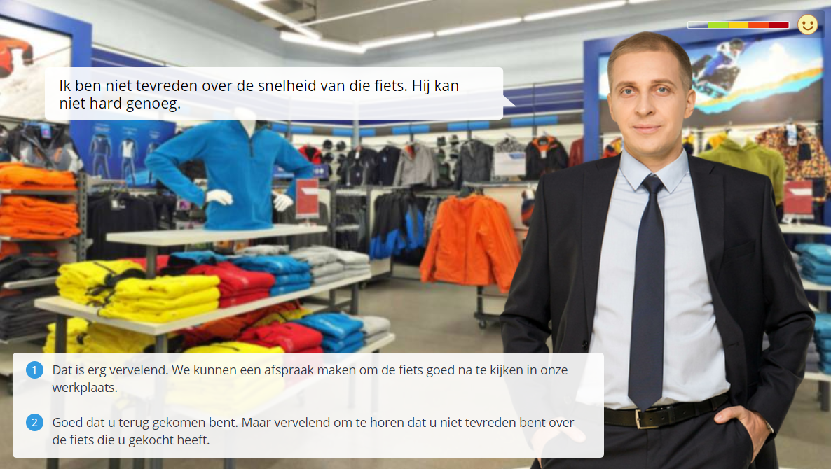 Scenarioleren Klacht over fiets